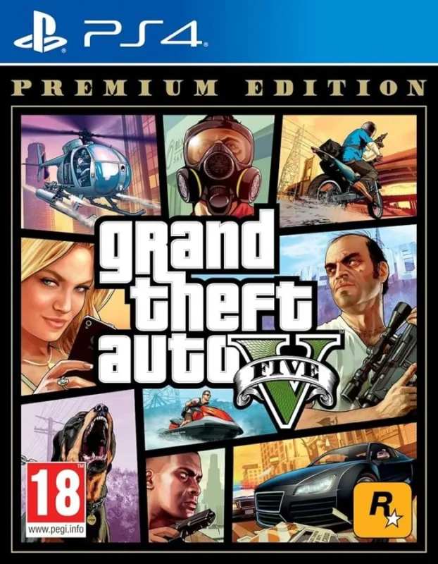 GTA 5 Grand Theft Auto V Premium edition PS4