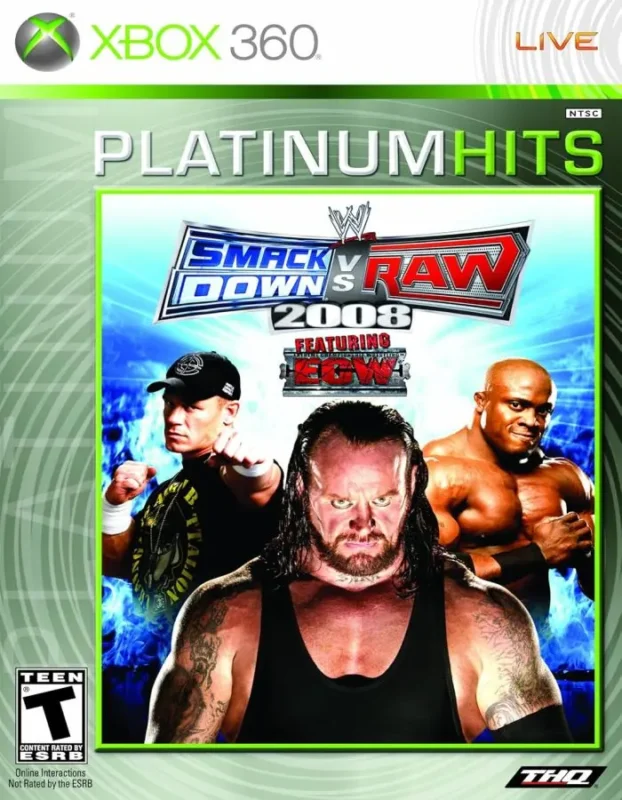 WWE SmackDown vs Raw 2008 Xbox 360 (Preowned)