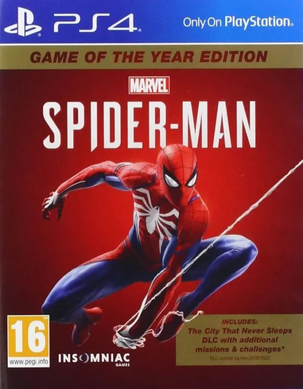 Marvels SpiderMan Game of the Year Edition PS4
