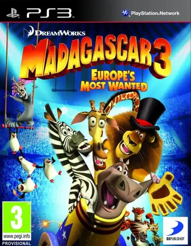 Madagascar 3 PS3 (Preowned)